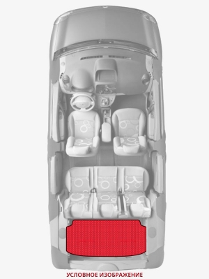 ЭВА коврики «Queen Lux» багажник для Ford Flex